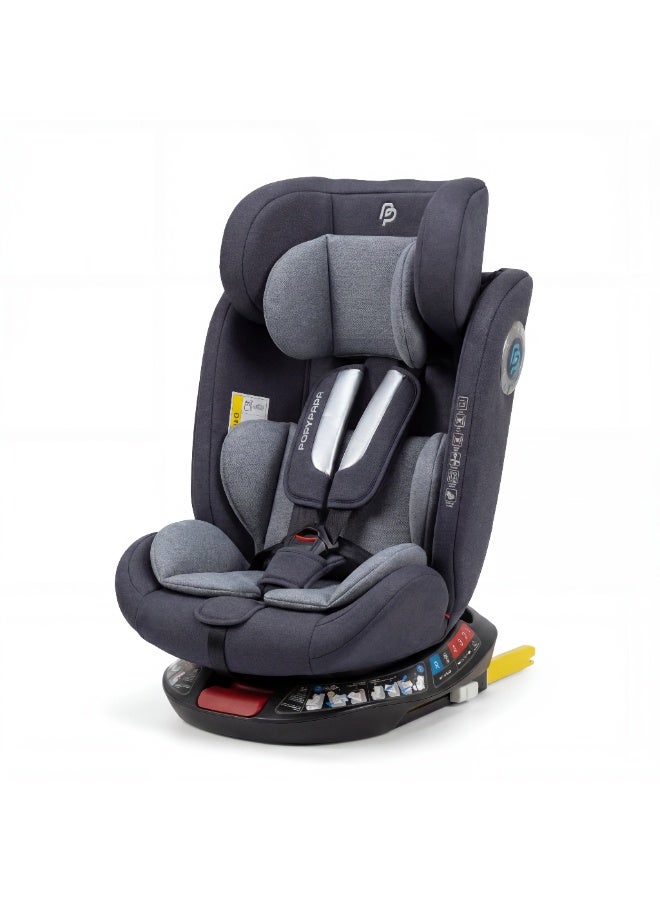 POPYPAPA Multi-Stage Baby Car Seat 0-36kg (Group 0+/1/2/3) with ISOFIX & 360° Rotation – Reclining Side Impact Protection for Growing Children - Image 1
